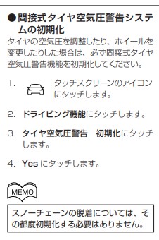 タイヤ空気圧警告が出てしまったら。。